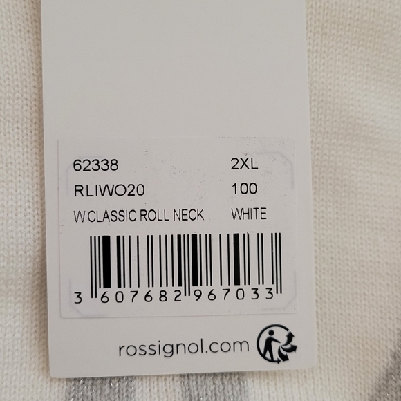Rossignol Ski Classique Merino Wool Sweater Rooster Front Roll Neck Pullover - Picture 4 of 10